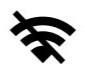 Icona del Wi-Fi barrata