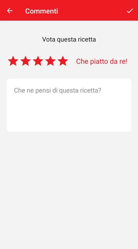 rating page in the Companion app
