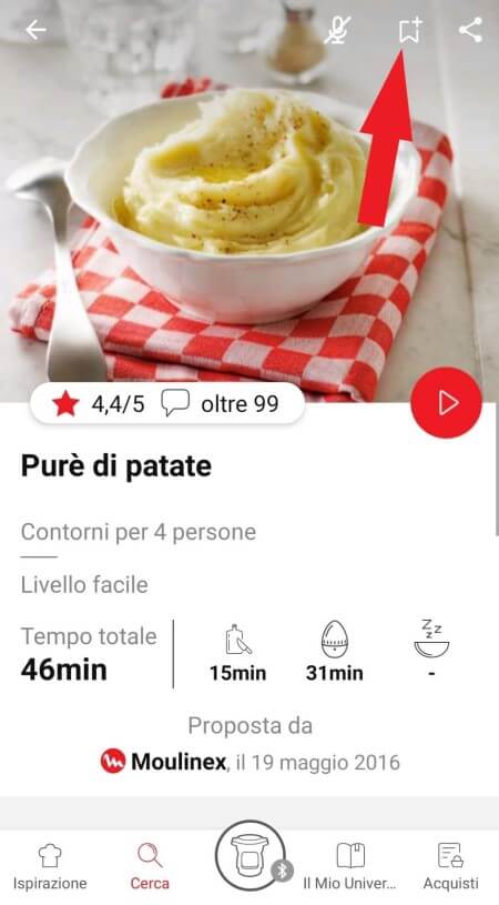 highlighting the bookmark function in the Companion app